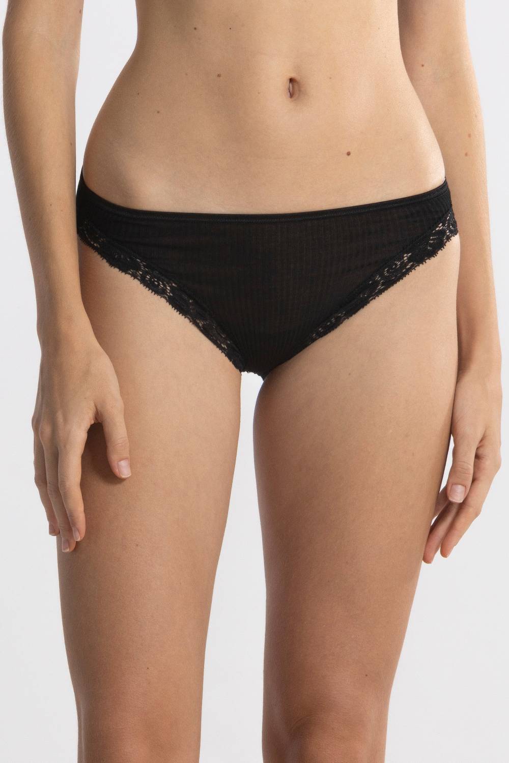 Oscalito Filoscozia Mini Slip Vita Bassa con Pizzo Leavers 3411 Saldi Di Fabbrica