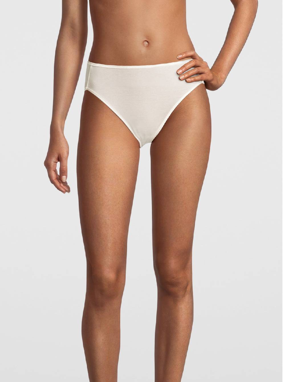 Oscalito Filoscozia Slip Midi con Bordo in Raso 415 I Più Venduti