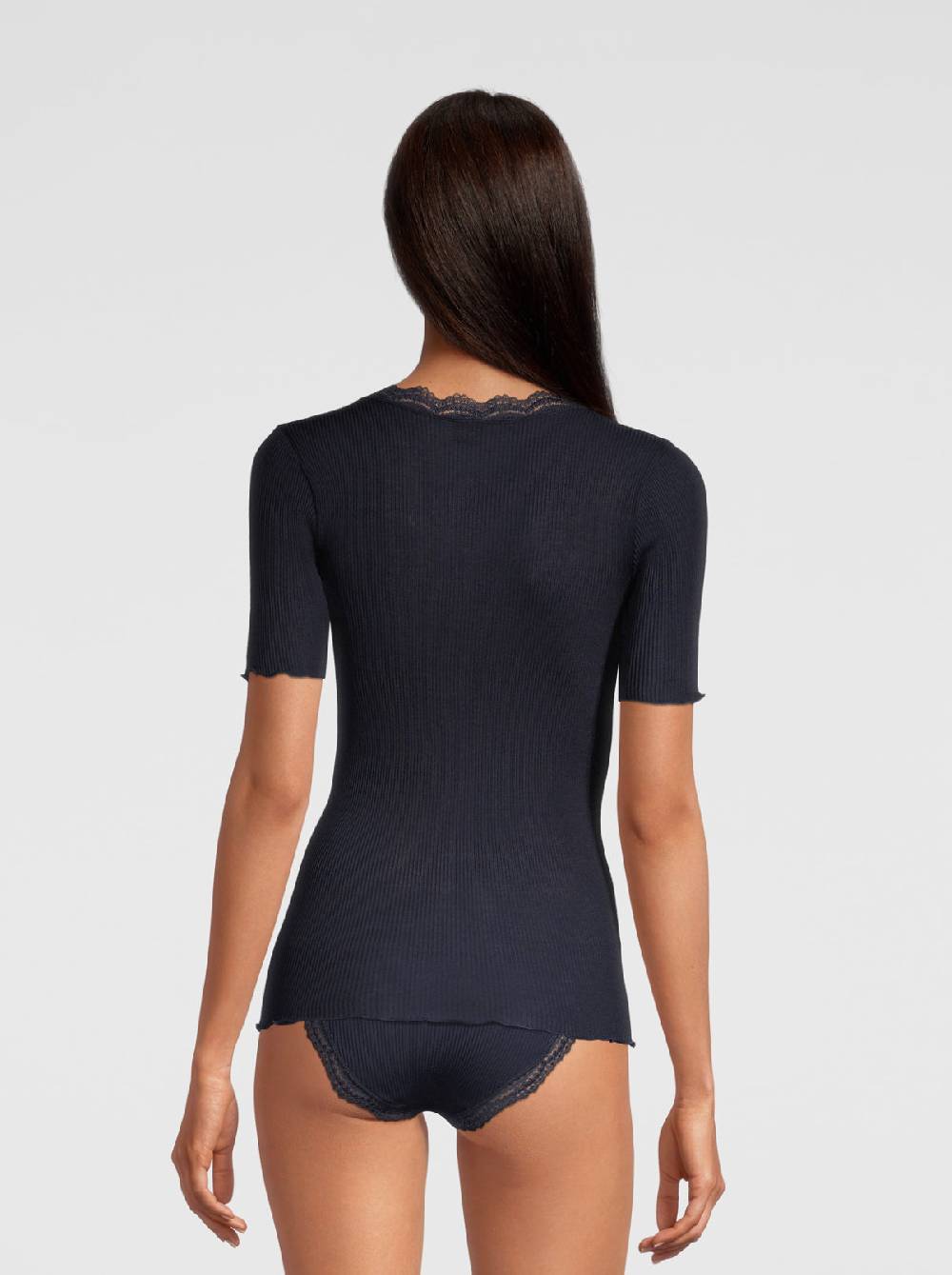 Oscalito T-shirt Filoscozia con Pizzo Leavers 3164 Grandi sconti