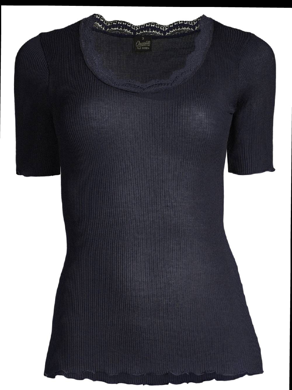 Oscalito T-shirt Filoscozia con Pizzo Leavers 3164 Grandi sconti