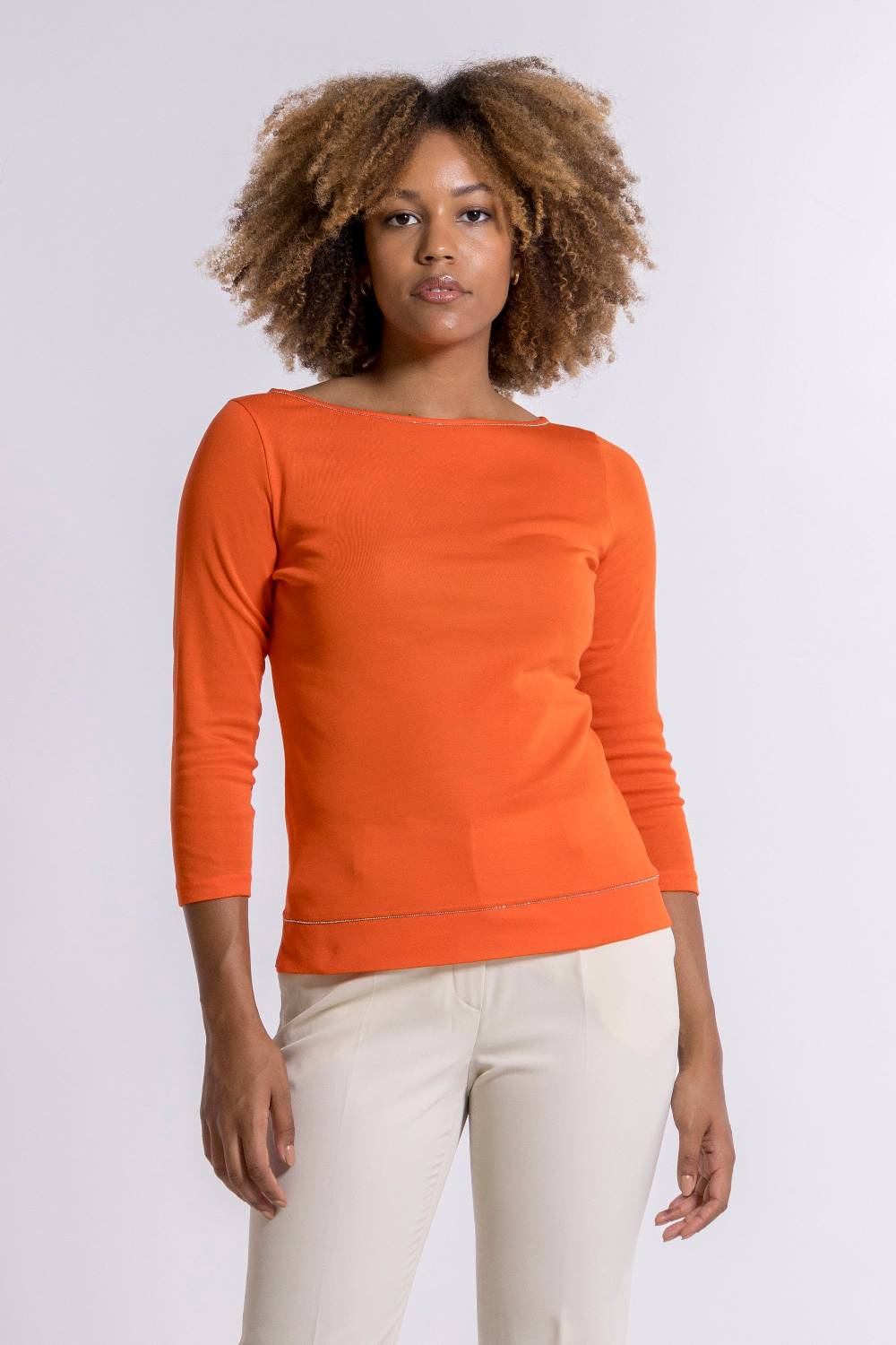 Oscalito Maniche 3/4 Donna 100% Cotone 3176M Fino Al -60%