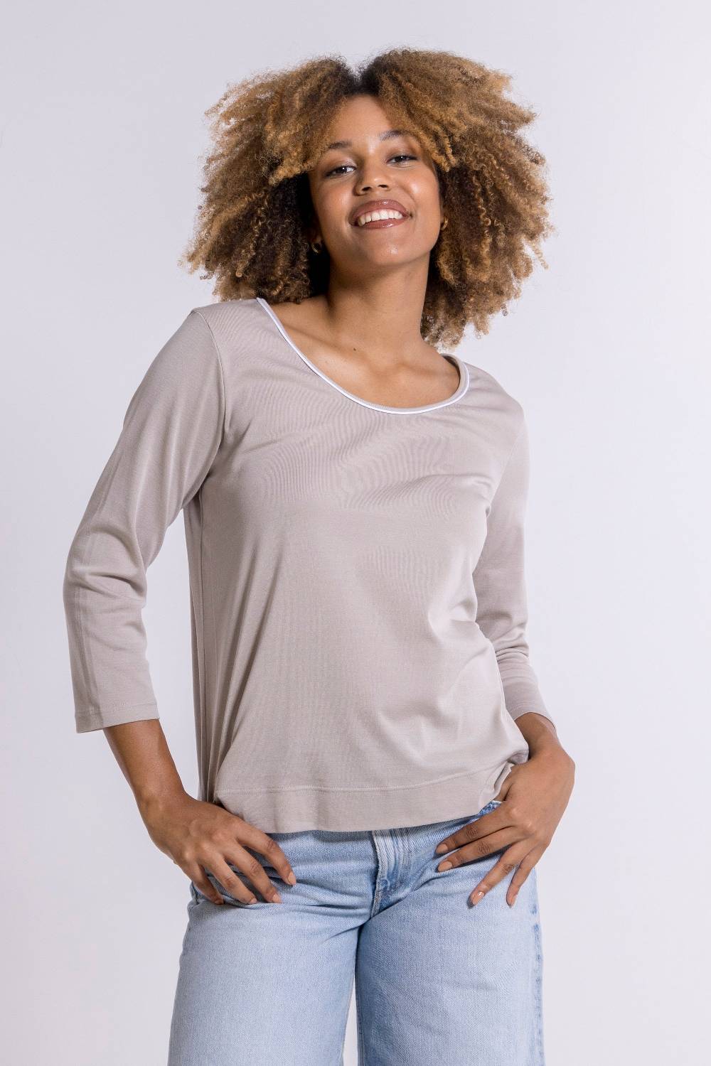 Oscalito Maniche 3/4 Donna 100% Cotone 3142C Offerta