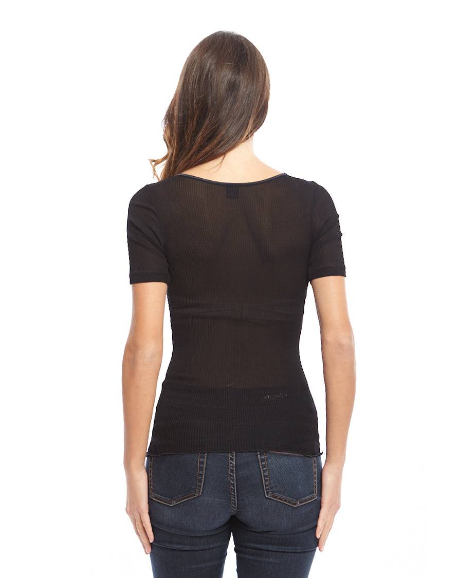 Oscalito Maglietta in pura seta girocollo 9454 Saldi