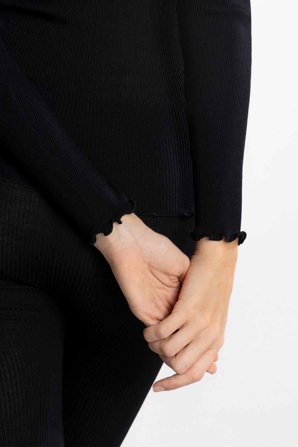 Oscalito Elegante camicia a maniche lunghe con bordi in raso 5304 Qualità Garantita