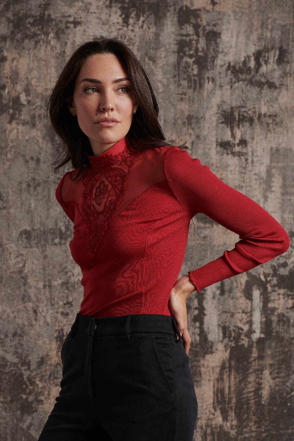 Oscalito Maglia girocollo maniche lunghe 6444 Shopping Online