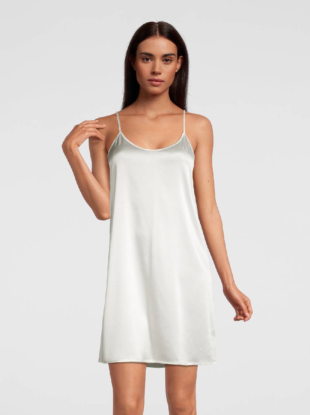 Oscalito Camicia da Notte in Pura Seta Stretch 10304 I Più Venduti