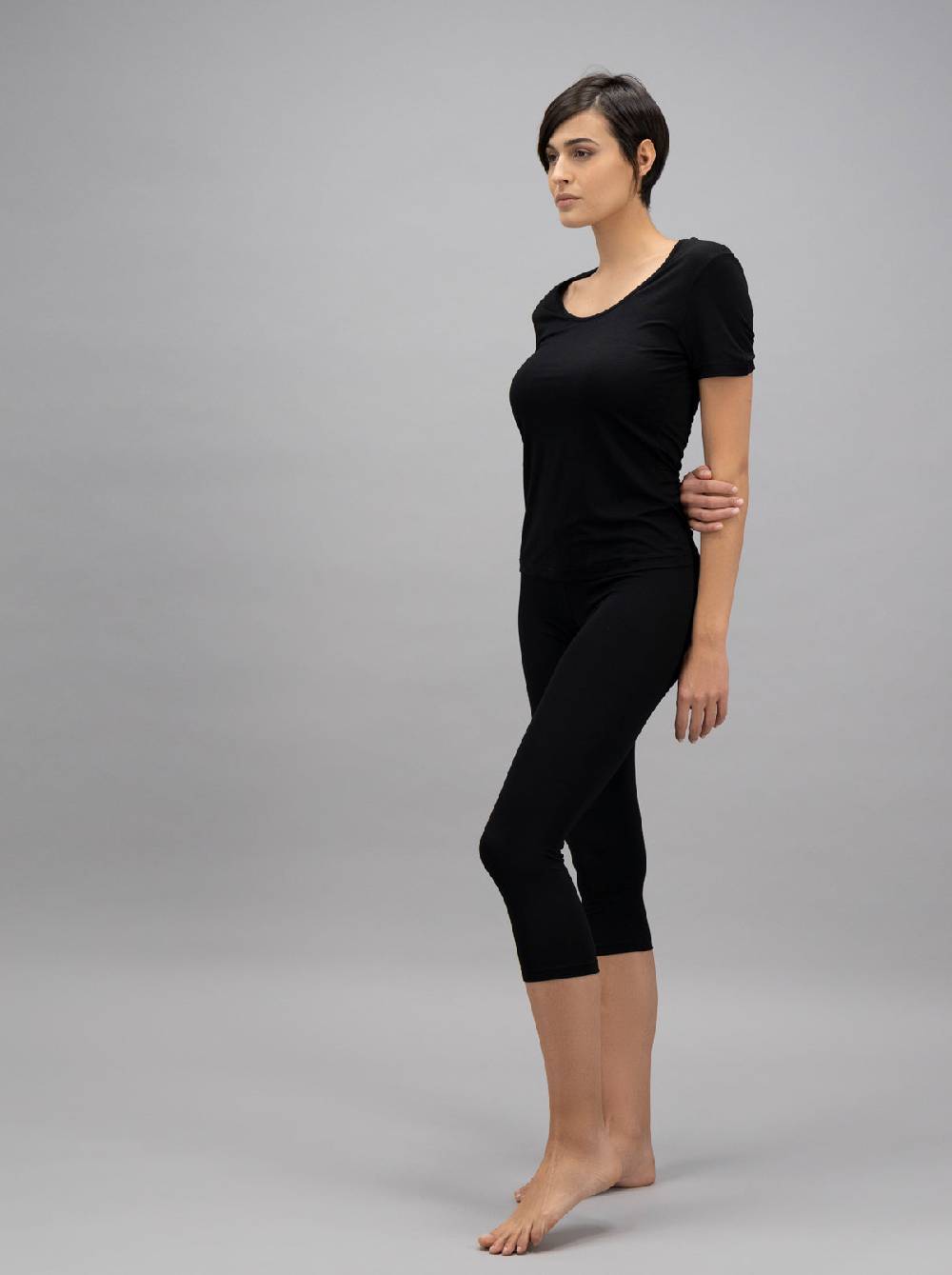Oscalito Leggings in micromodal a vita alta 1235 Fino Al -60%