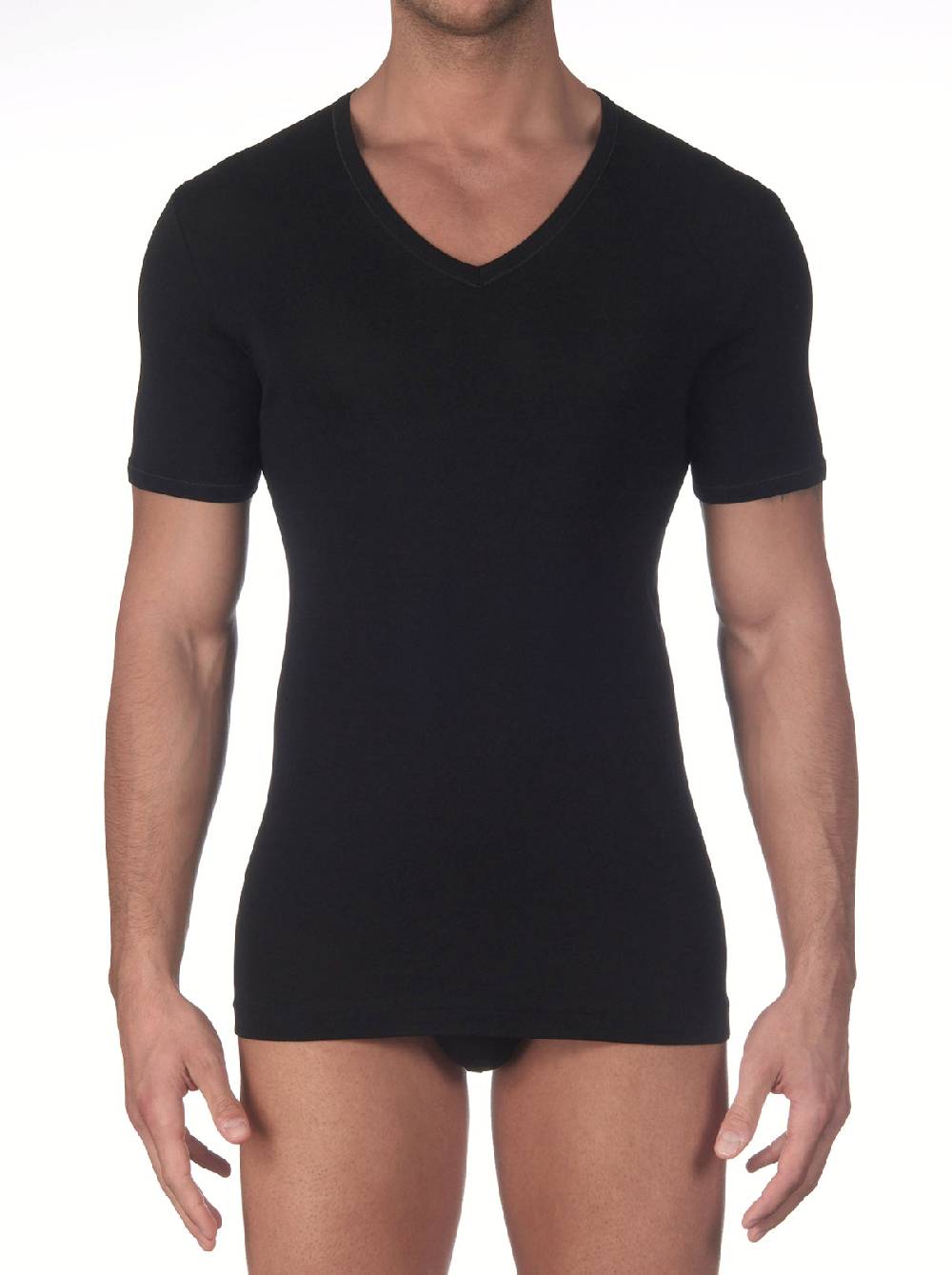 Oscalito T-shirt in cotone con scollo a V 742 Online
