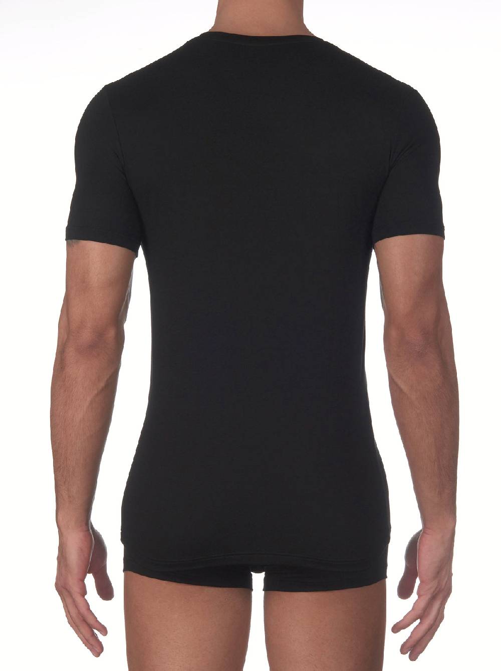 Oscalito T-shirt con scollo a V in micromodal 1576 Italy