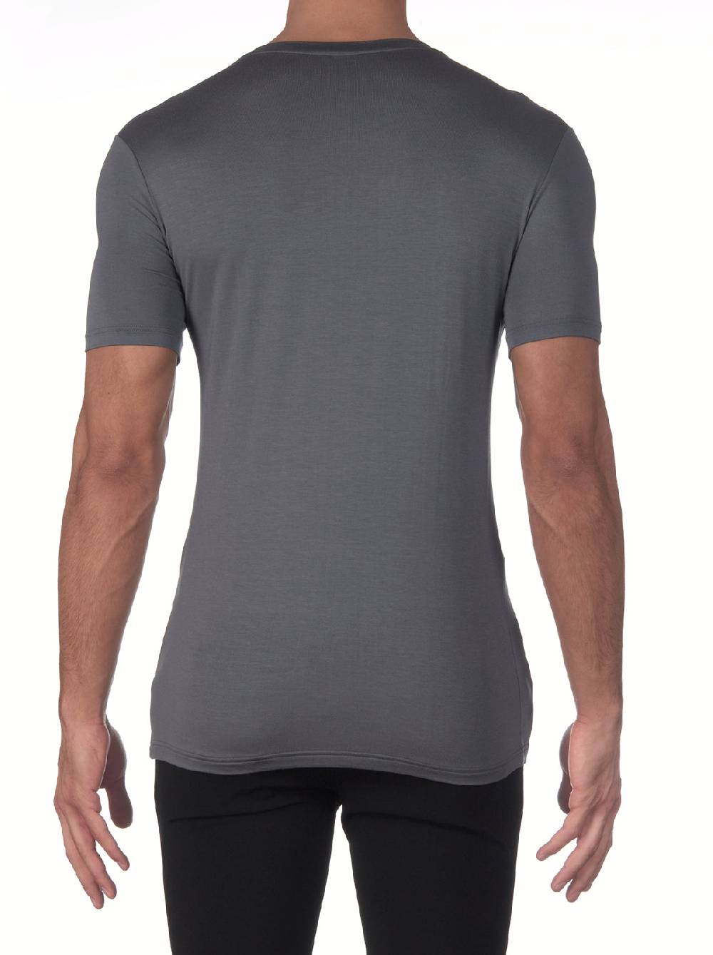 Oscalito T-shirt con scollo a V in micromodal 1576 Italy