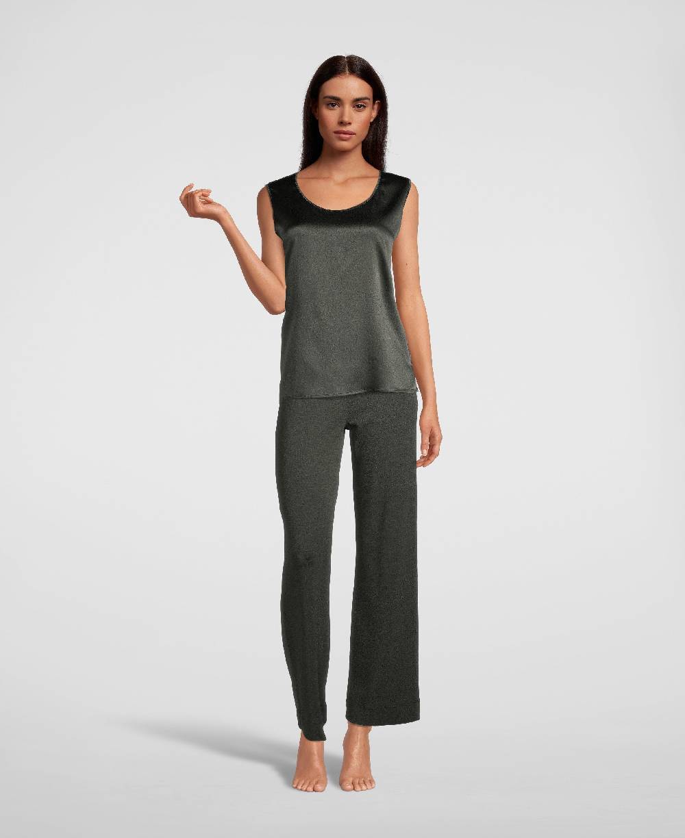 Oscalito Top donna in seta elasticizzata 10306 Sconto