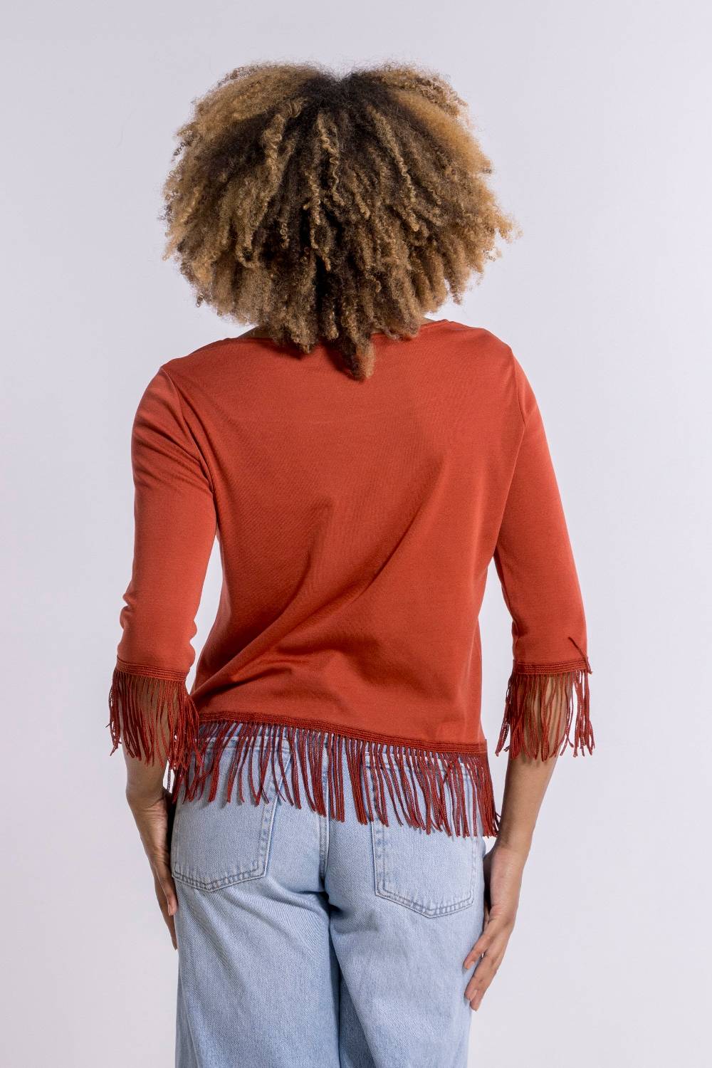 Oscalito T-shirt Donna 100% Cotone 8464 Vendita Calda