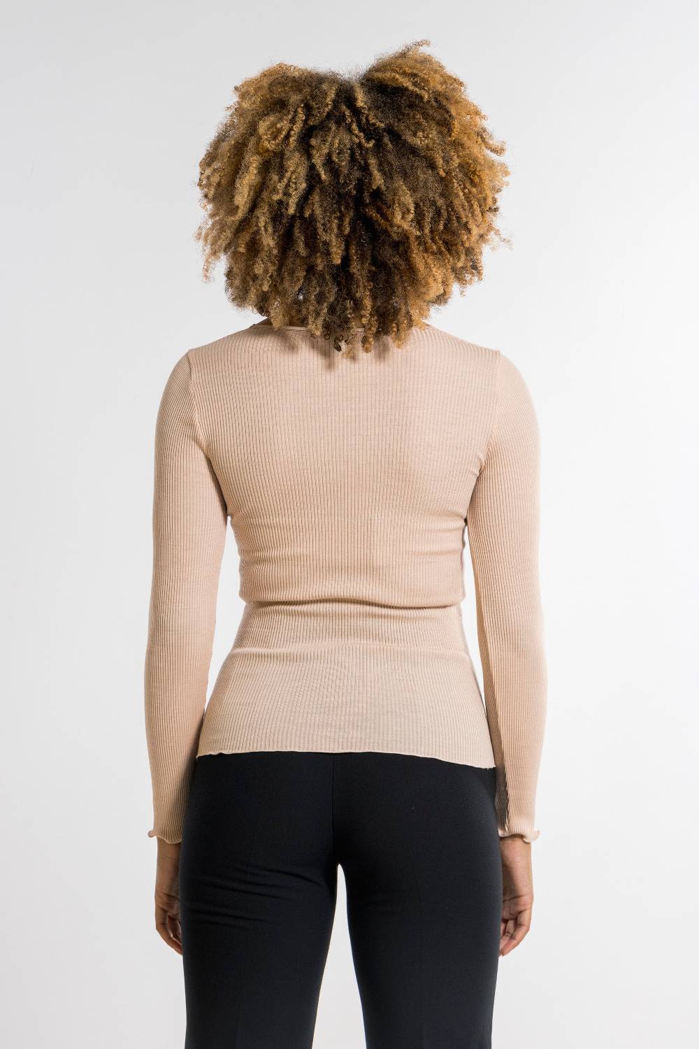 Oscalito Maglia a maniche lunghe donna lana e seta 6839 Offerta Pasqua