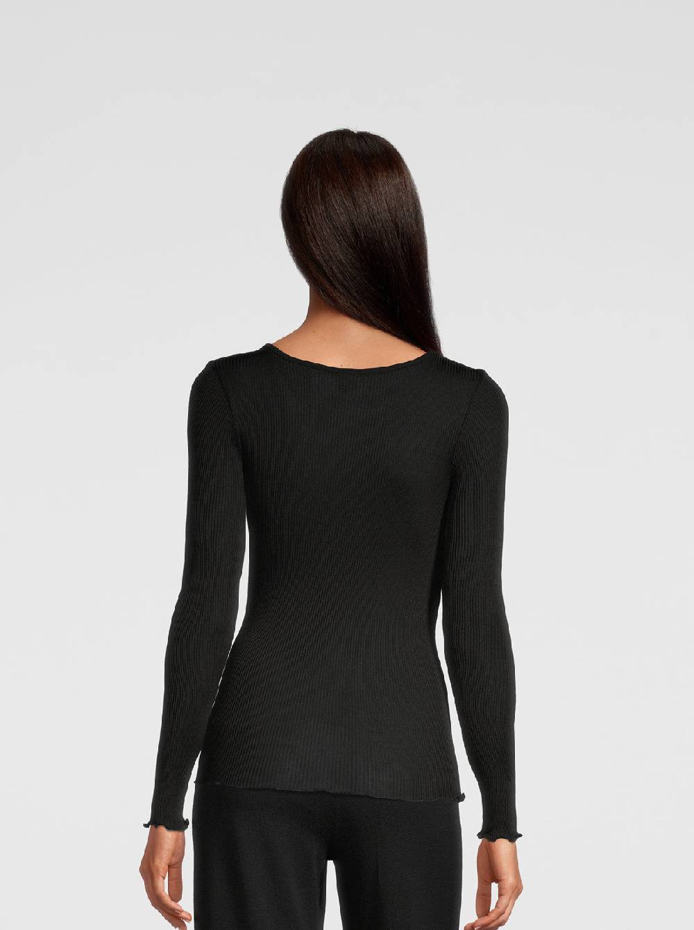 Oscalito Camicia a maniche lunghe in organza di seta 9515 Prezzo Ridotto