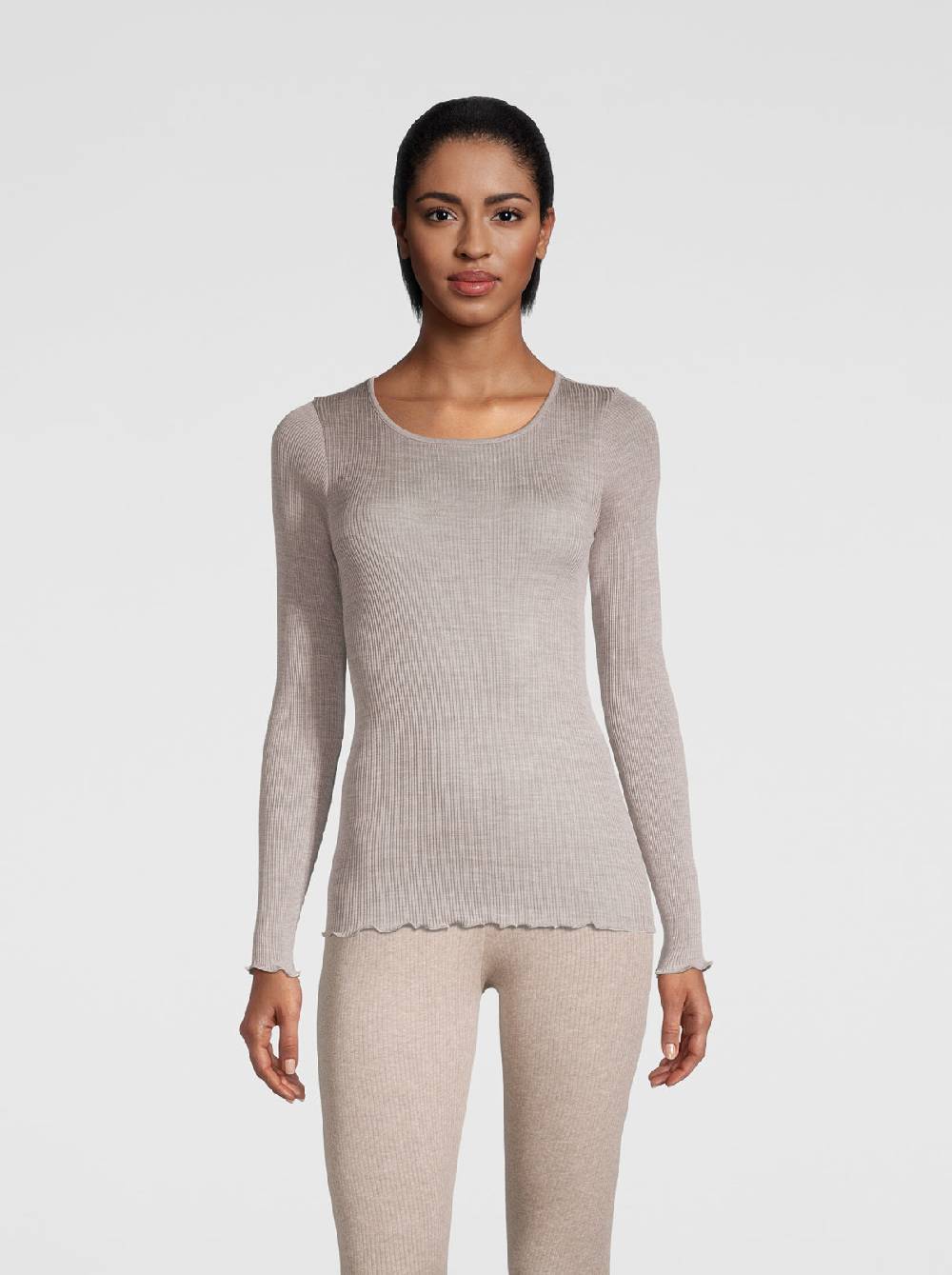 Oscalito Camicia a maniche lunghe in organza di seta 9515 Prezzo Ridotto