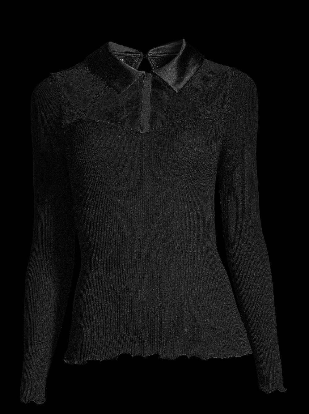 Oscalito Camicia maniche lunghe con pizzo Leavers 6466 Saldi