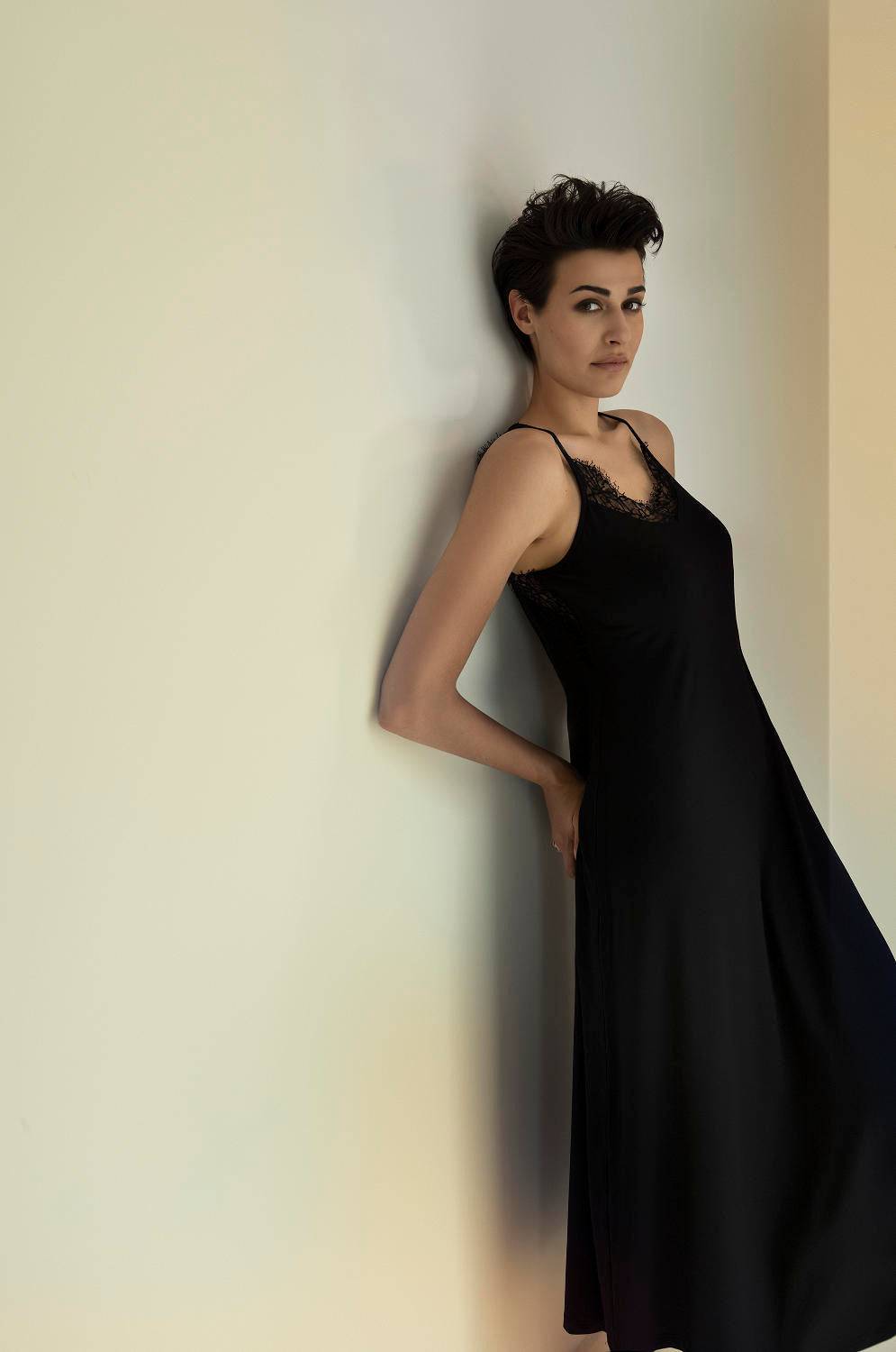 Oscalito Abito Donna94% Modal, 6% Elastan 1398 Vendite Flash