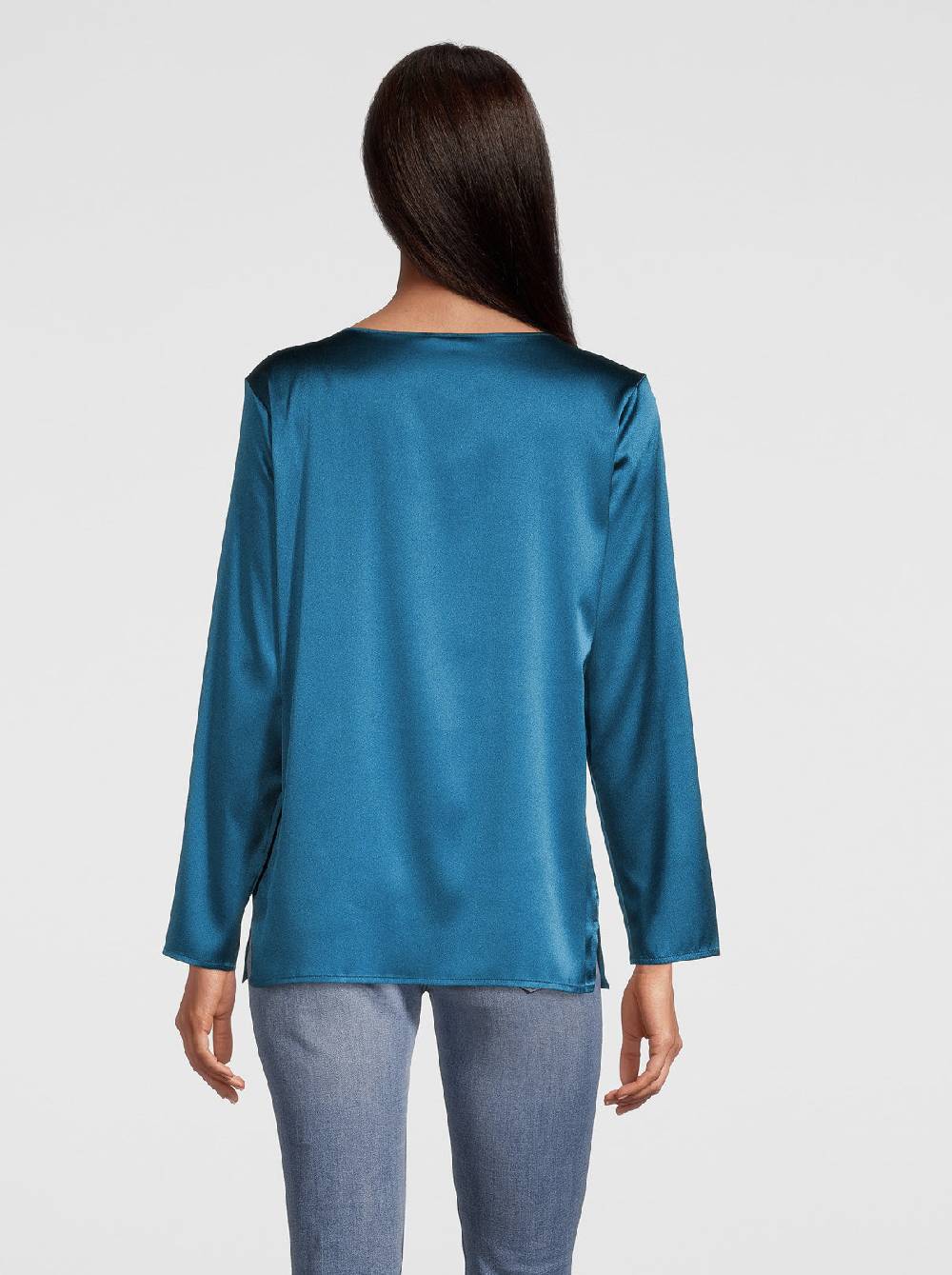 Oscalito Camicia maniche lunghe in Seta Stretch 10309 2025
