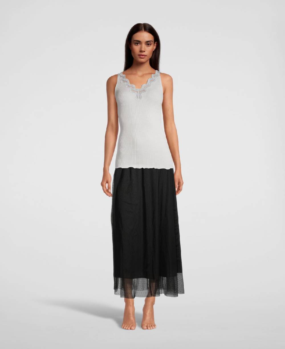 Oscalito Canotta con scollo a V The Waves 6655 Online
