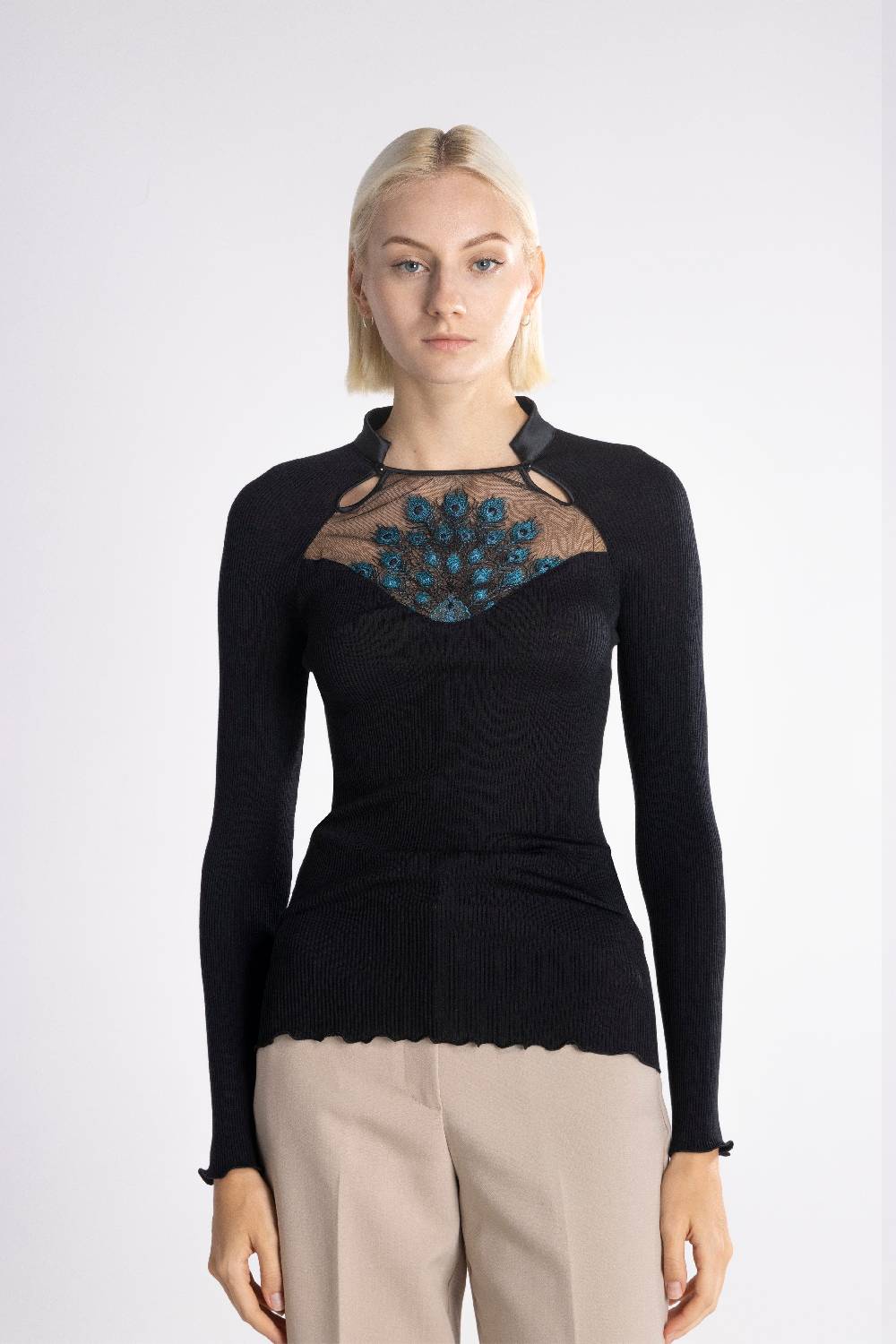Oscalito Maglia a maniche lunghe Donna70% Lana , 30% Seta 6871 I Più Venduti