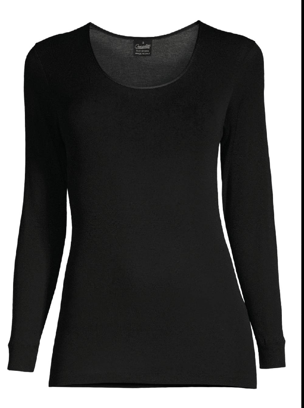 Oscalito Filoscozia Maglia girocollo manica lunga 556 In Saldo