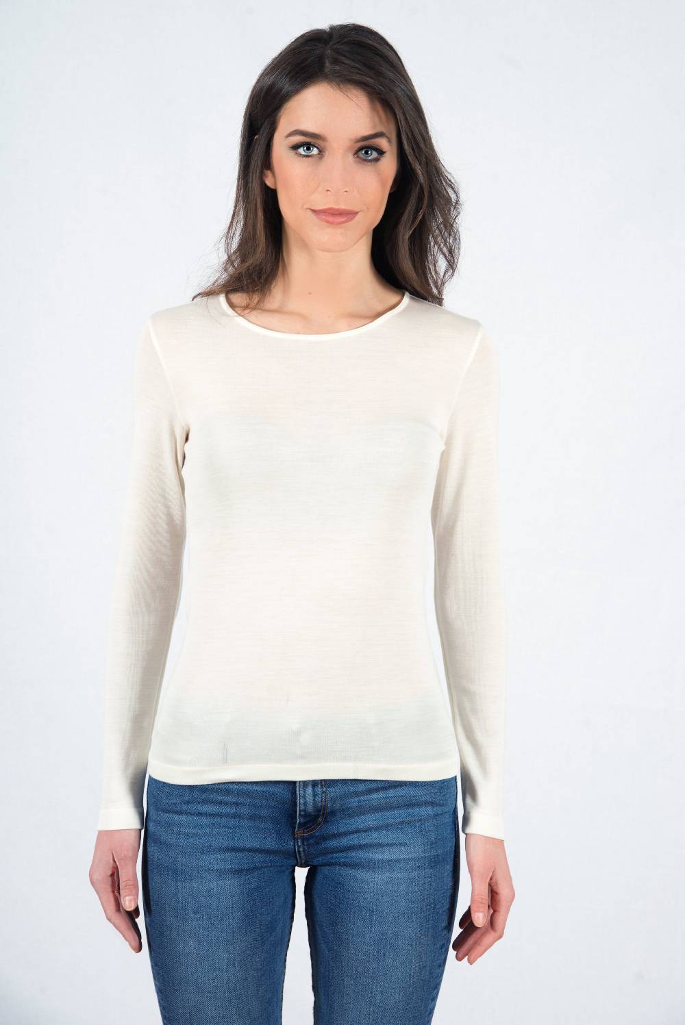 Oscalito Camicia a maniche lunghe lana e seta 3476 Moda