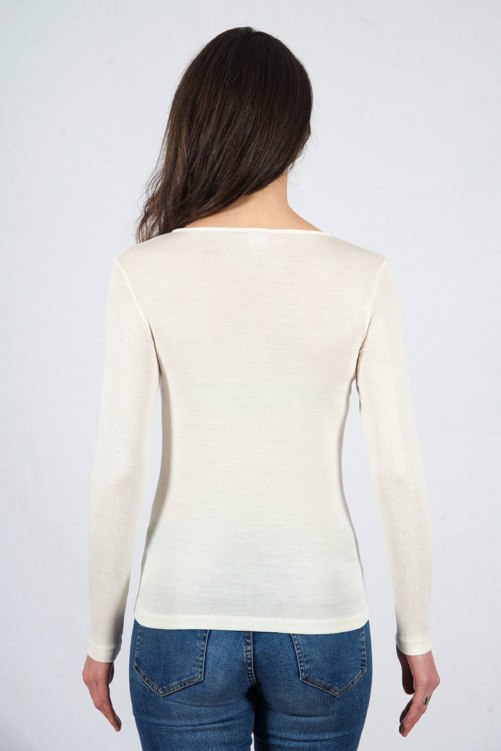 Oscalito Camicia a maniche lunghe lana e seta 3476 Moda