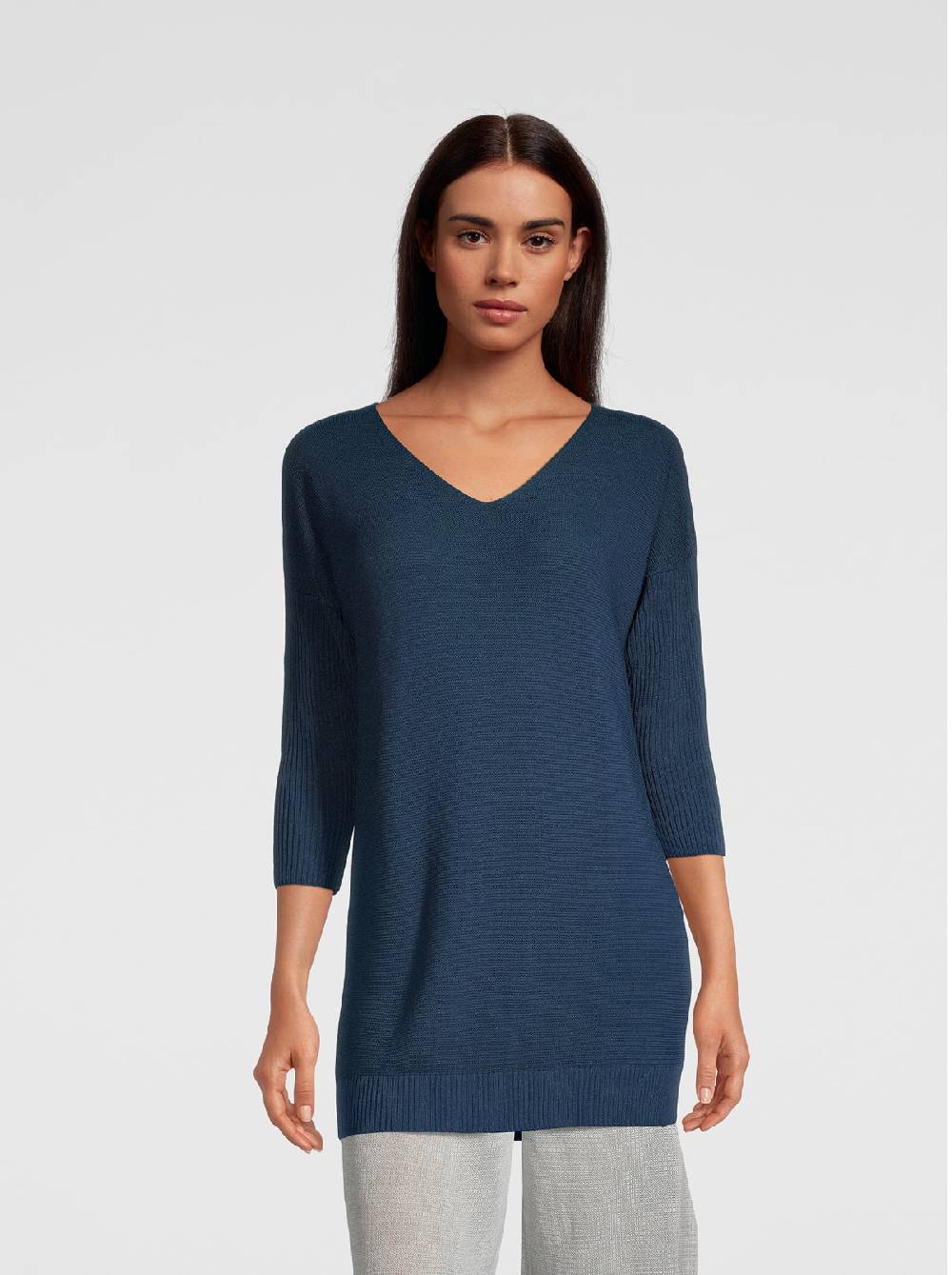 Oscalito Maglia maxi manica lunga in maglia tricot 6598 Nuovo