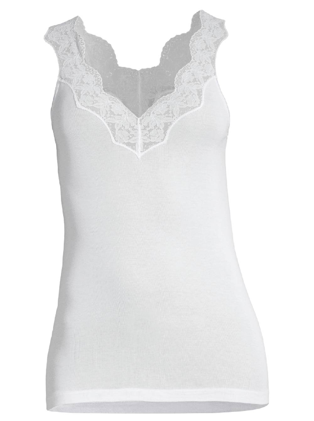 Oscalito Canotta Filoscozia® con Pizzo Leavers 7002 Soddisfazione Garantita