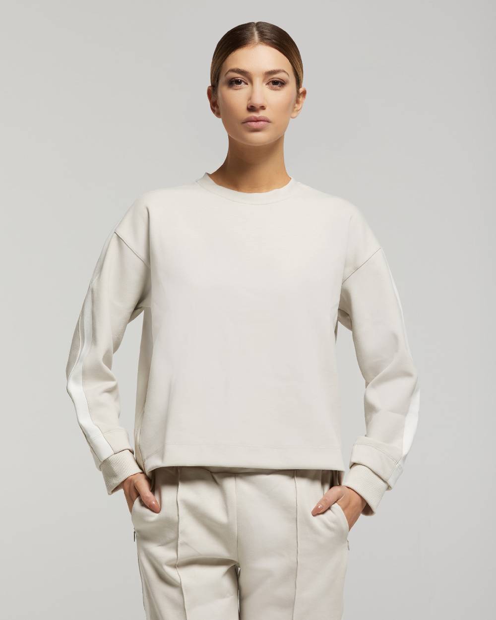 ﻿Pompea Set Completo Tuta donna Freetime (Beige) Sottocosto
