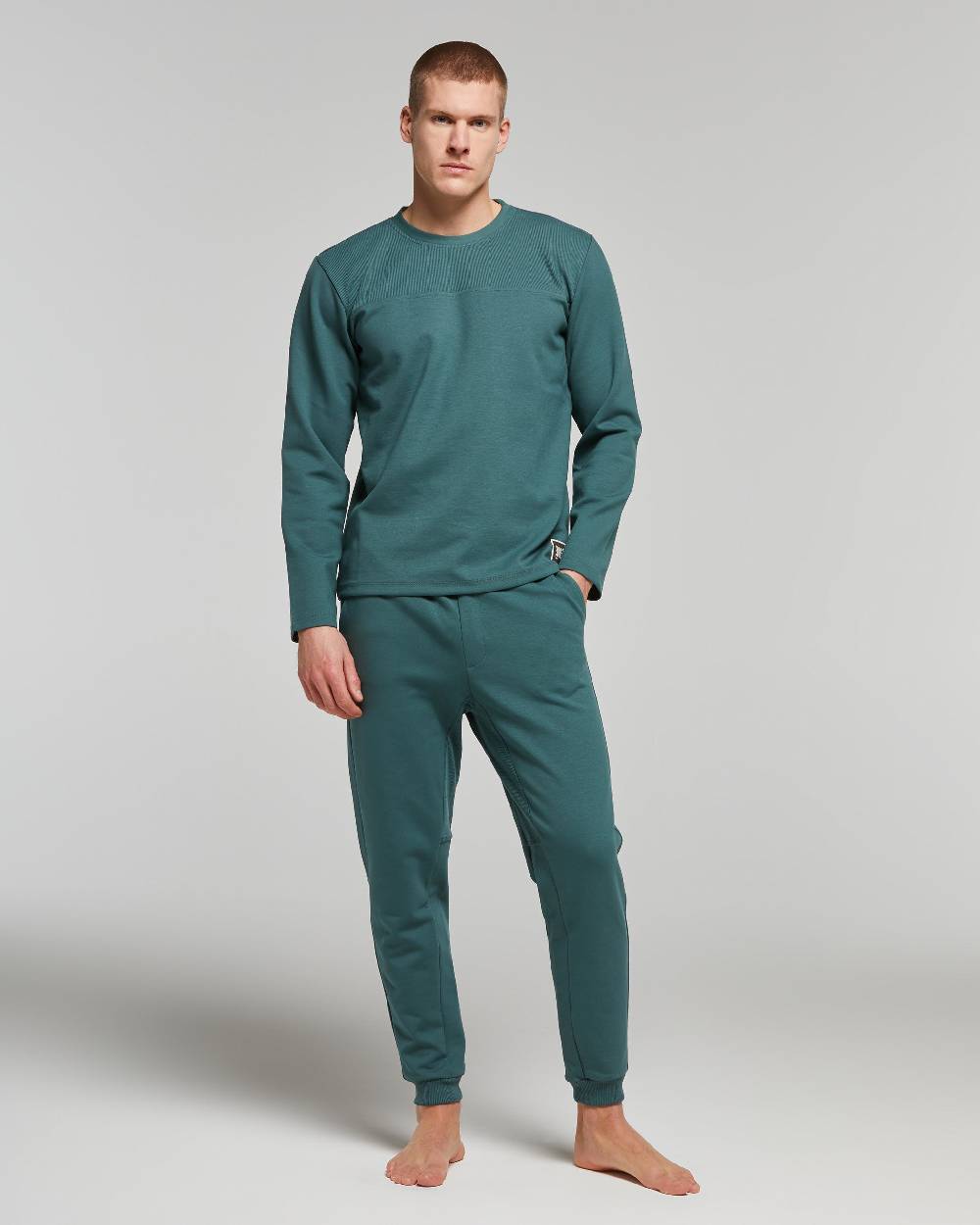 Pompea Set Completo Tuta uomo Freetime (Verde foresta) Hotsell