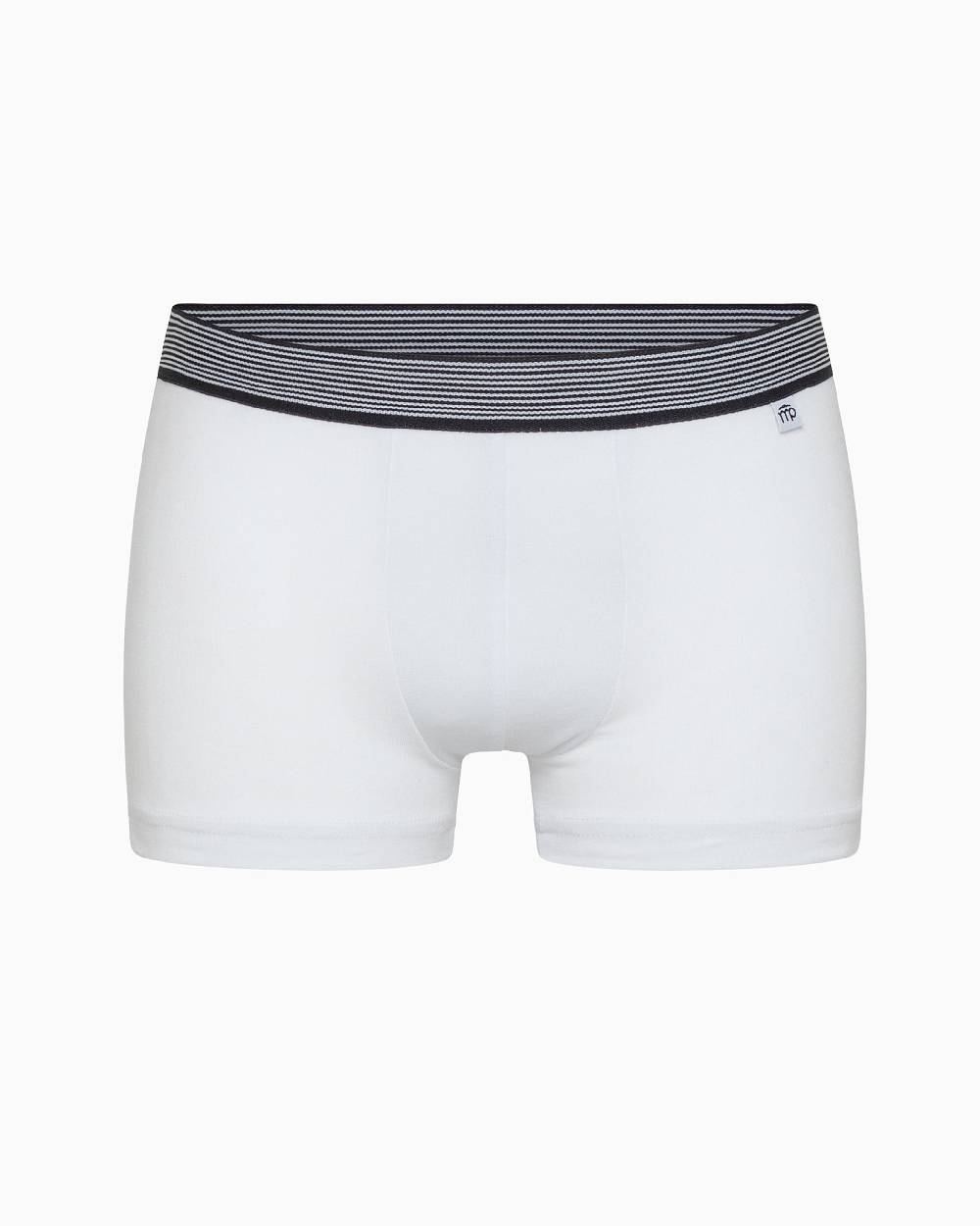 Pompea Boxer bimbo in cotone organico con elastico a righe Saldi