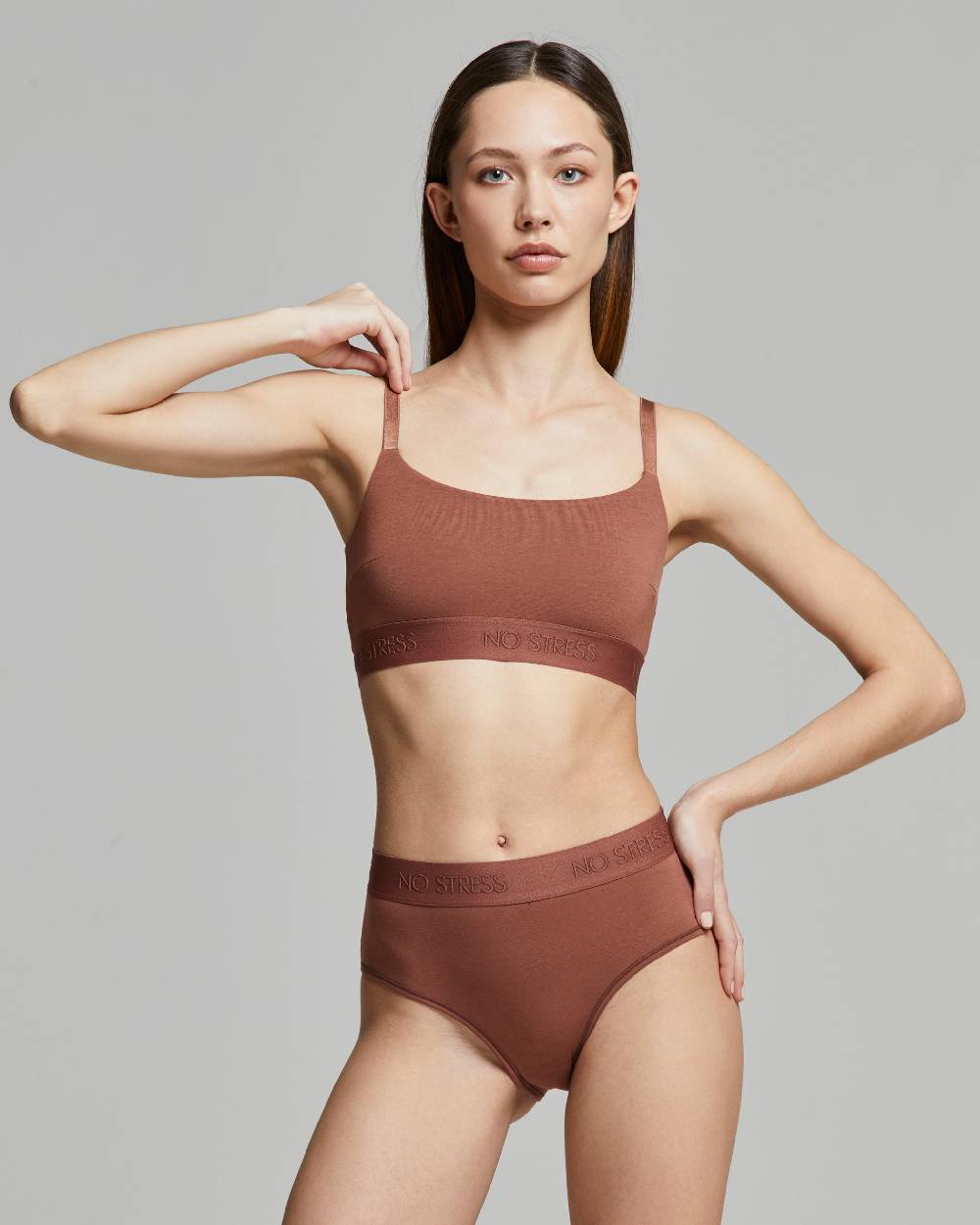 Pompea Brassiere no stress cotone modal Spedizione Gratuita