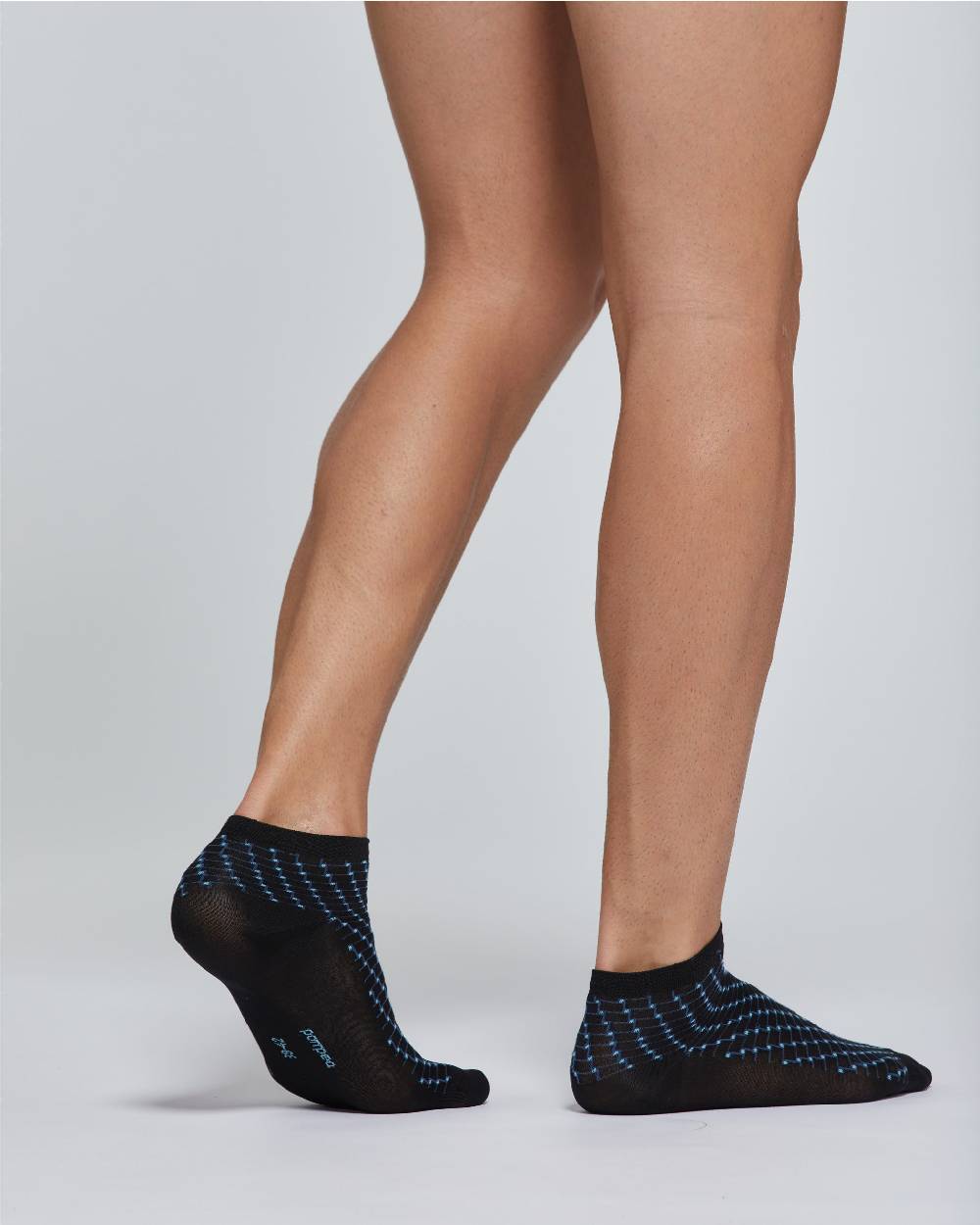 Pompea CALZA CORTA COTONE DANTE CON MOTIVO OPTICAL Offerte