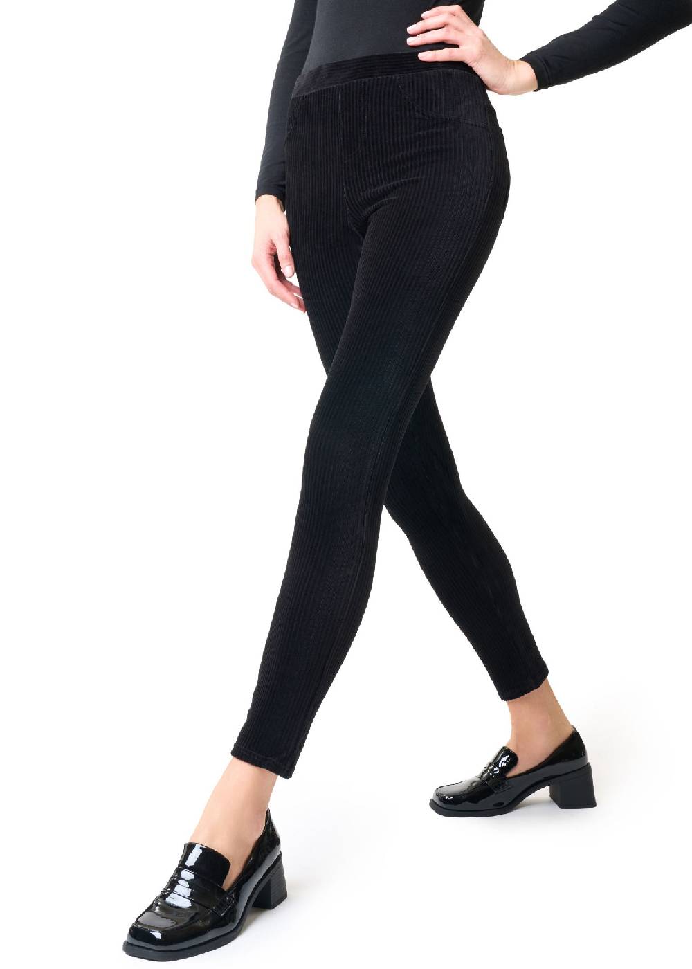 Philippe Matignon LEGGINGS VELOURS CÔTELÉ Vendita Economica