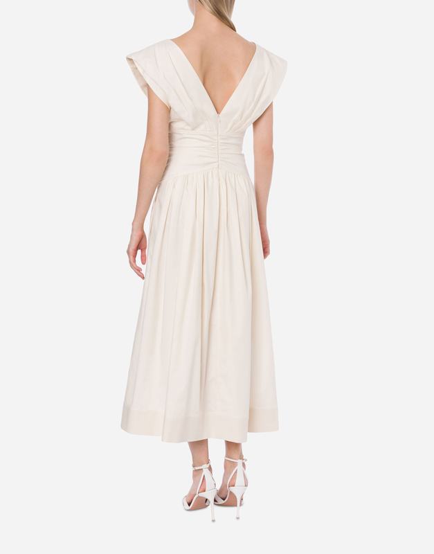 Philosophy Di Lorenzo Serafini Abito in cotone stretch con fiocchi Offerte