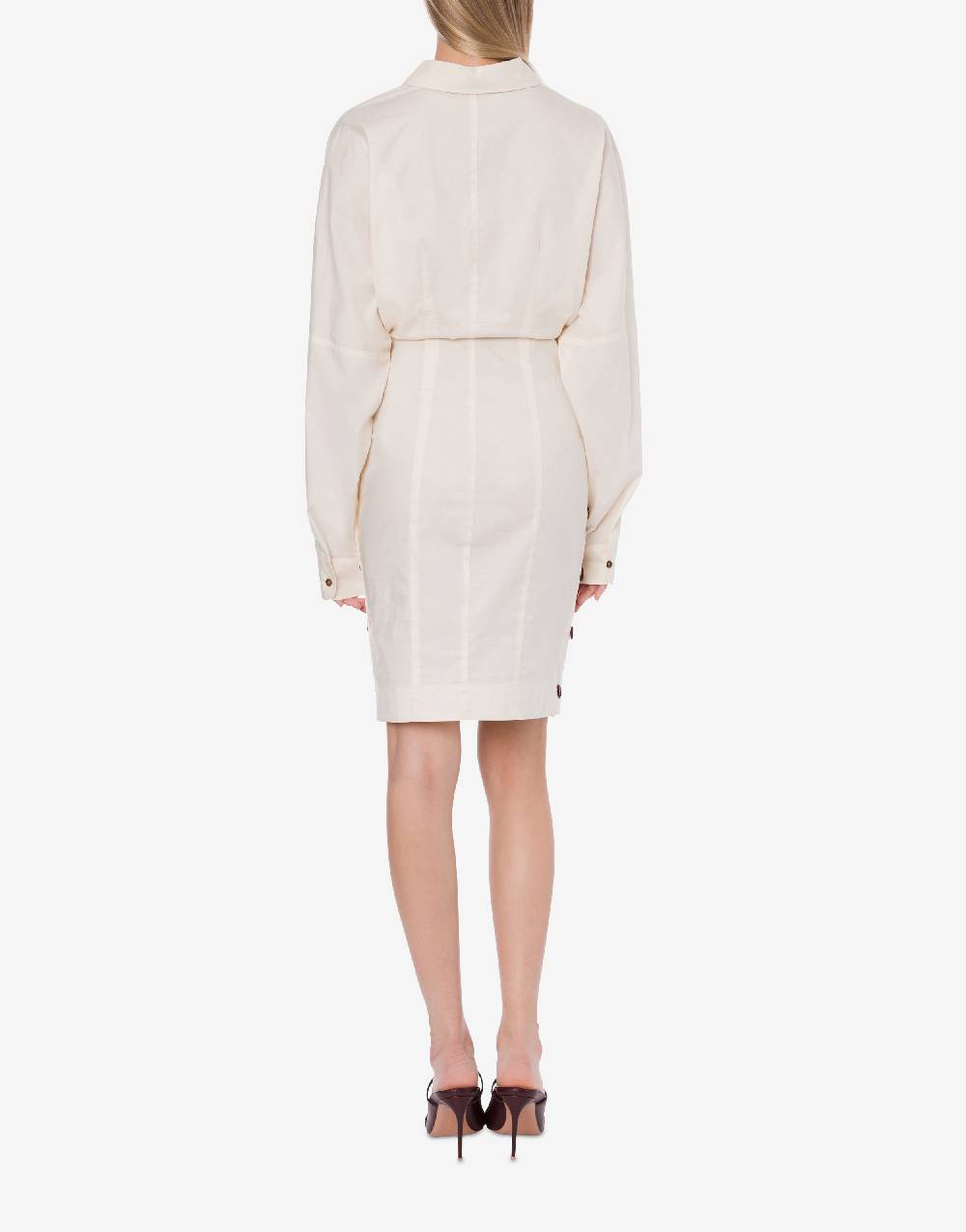 Philosophy Di Lorenzo Serafini Abito in cotone stretch con bottoni Hotsell