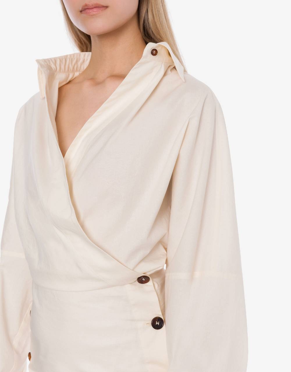 Philosophy Di Lorenzo Serafini Abito in cotone stretch con bottoni Hotsell