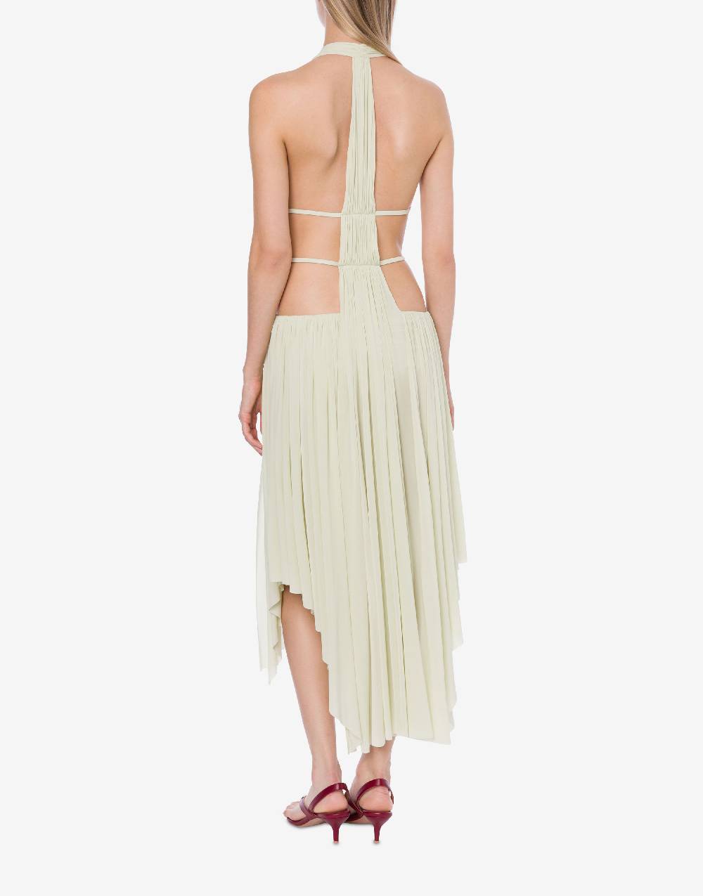 Philosophy Di Lorenzo Serafini Abito in jersey drappeggiato con cut-out Italia