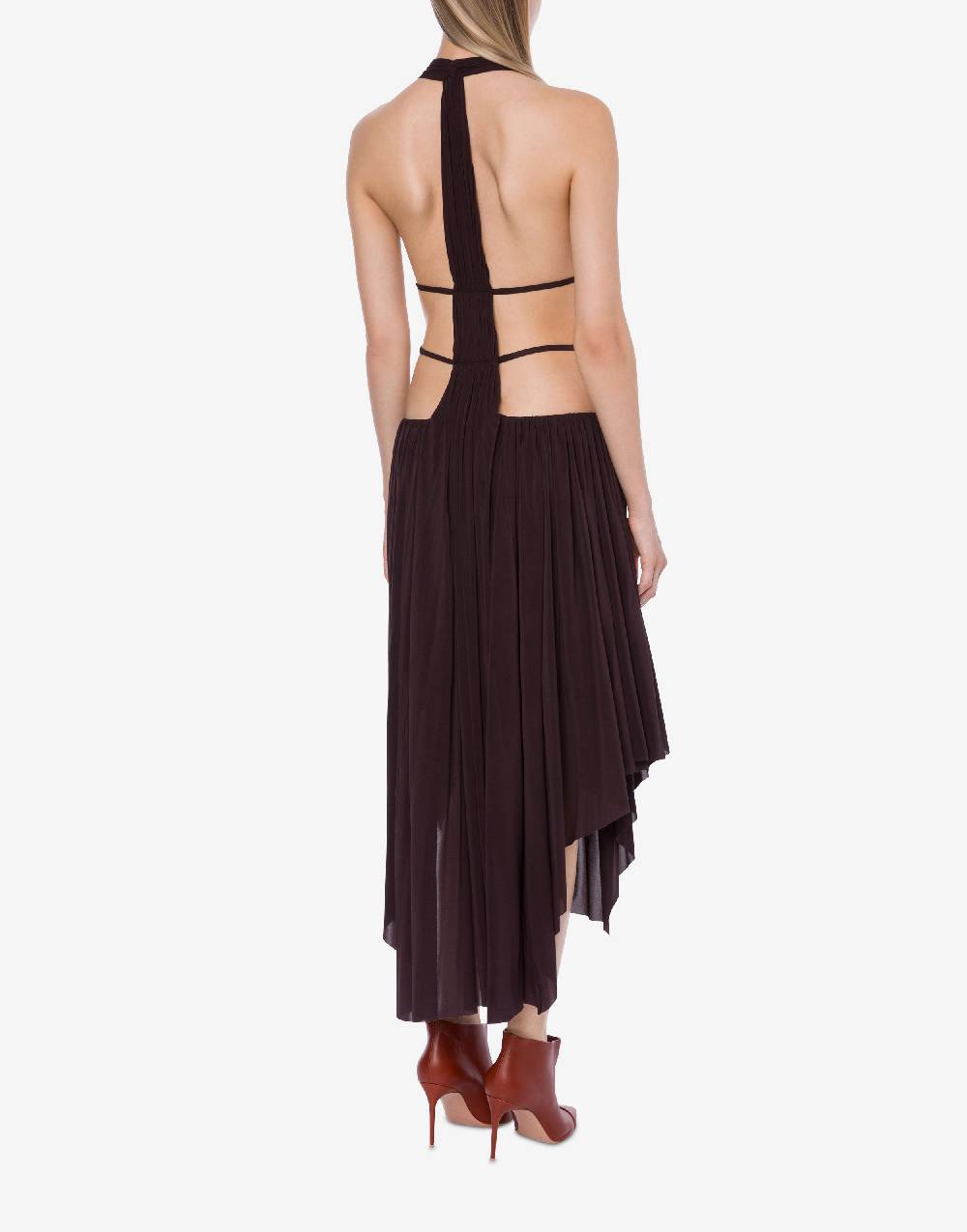 Philosophy Di Lorenzo Serafini Abito in jersey drappeggiato con cut-out 2025