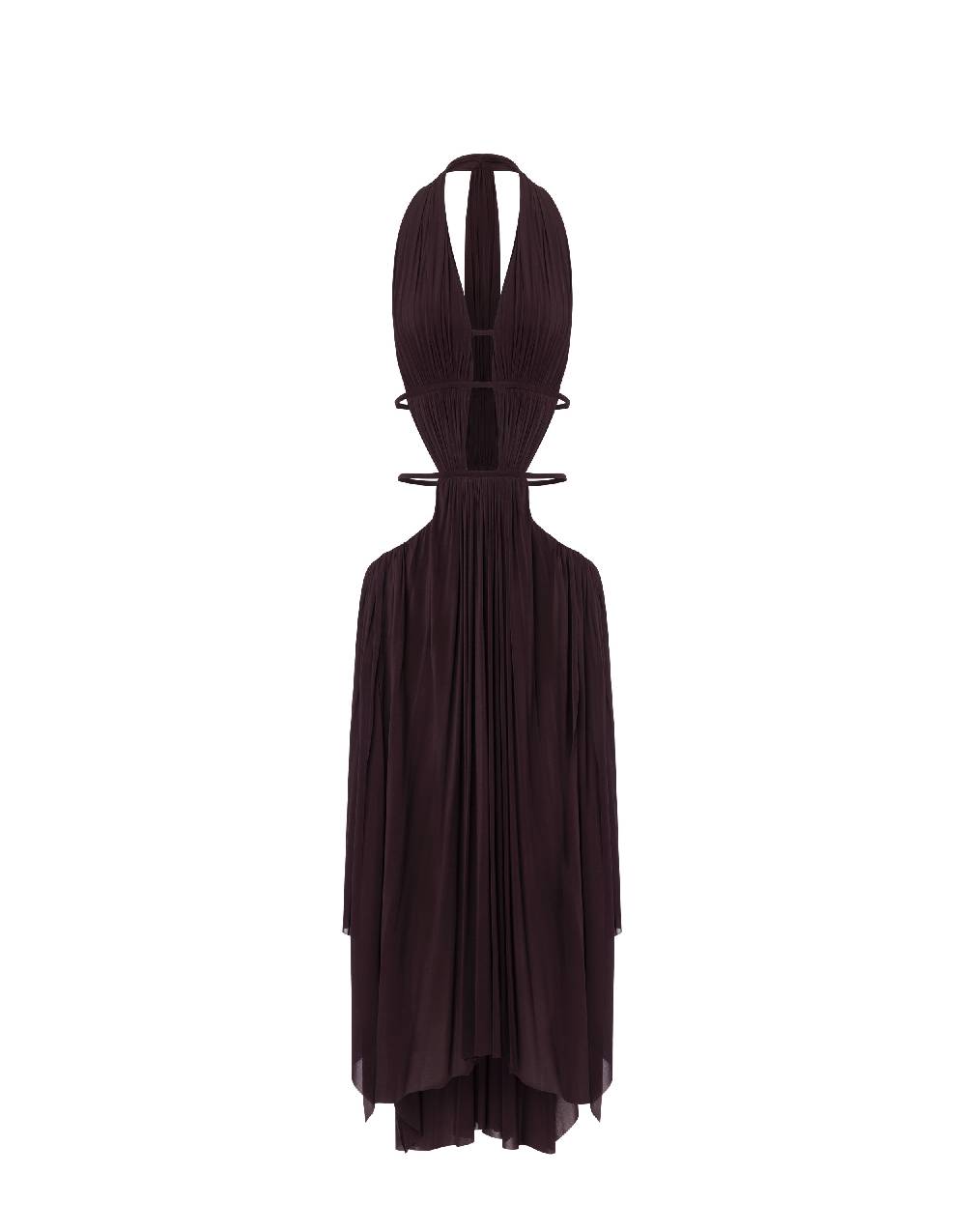 Philosophy Di Lorenzo Serafini Abito in jersey drappeggiato con cut-out 2025
