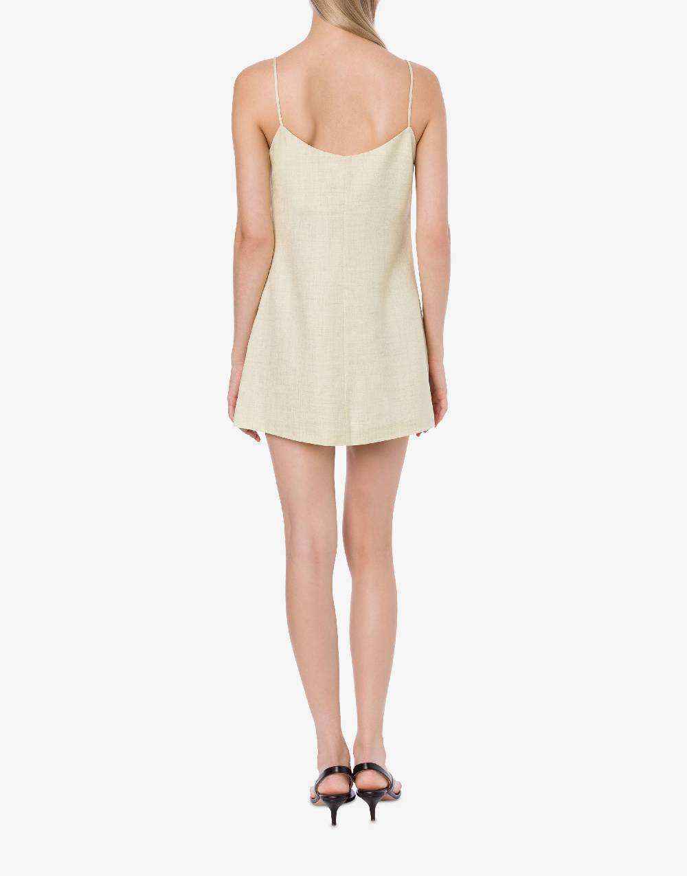Philosophy Di Lorenzo Serafini Minidress in tela misto lino Qualità
