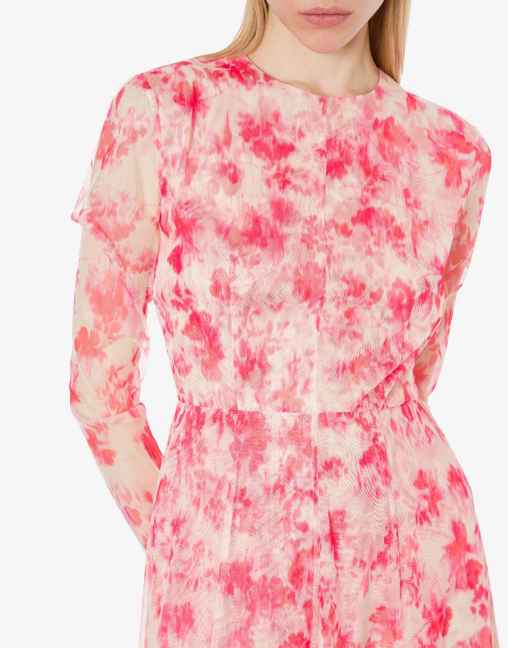 Philosophy Di Lorenzo Serafini Abito in tulle con stampa fiori Pezzi Unici