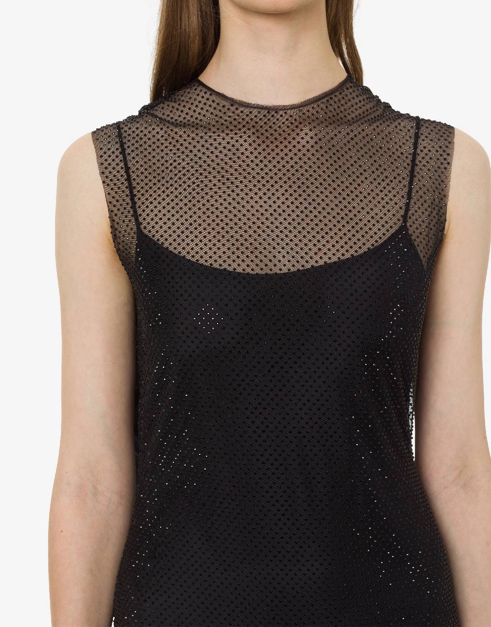 Philosophy Di Lorenzo Serafini Abito in tulle strass Consegna Veloce