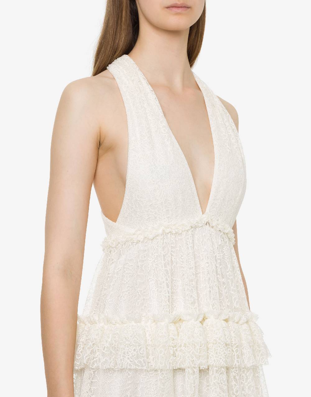 Philosophy Di Lorenzo Serafini Abito a balze in pizzo Shopping Online
