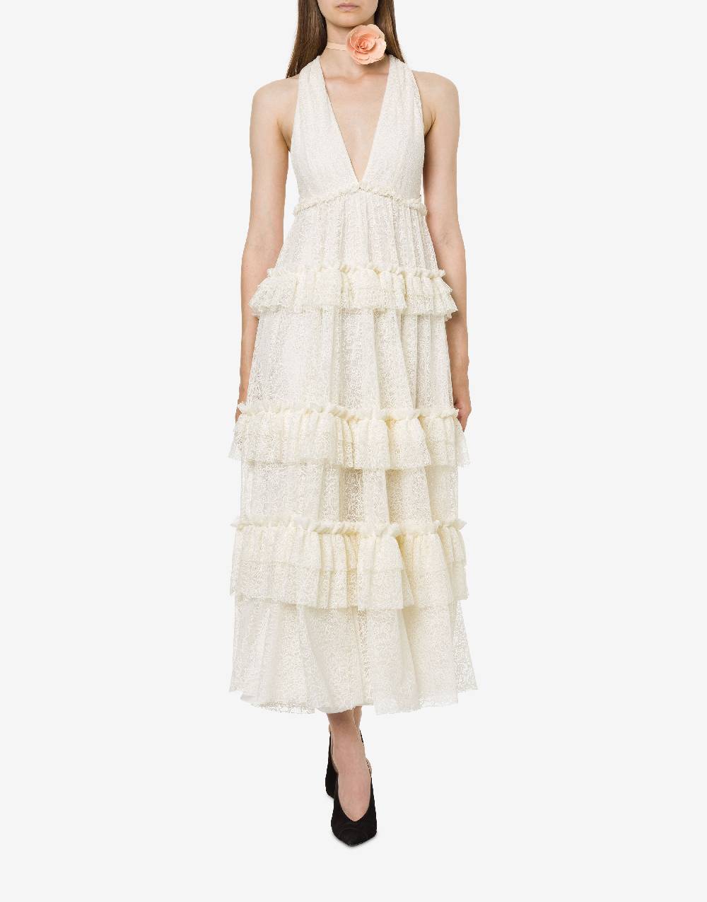 Philosophy Di Lorenzo Serafini Abito a balze in pizzo Shopping Online