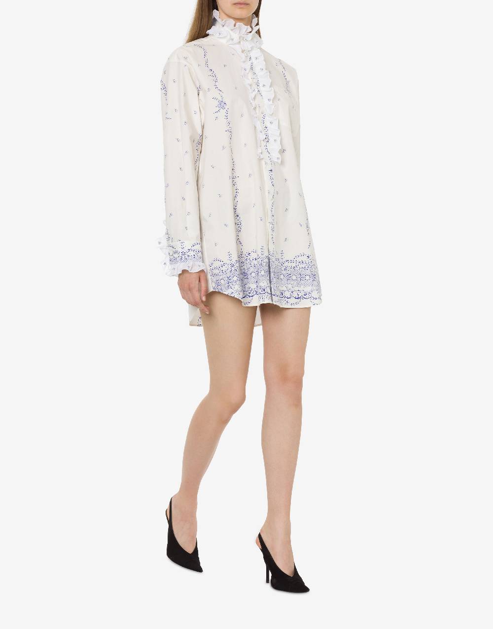 Philosophy Di Lorenzo Serafini Shirt dress in popeline stampato Novità