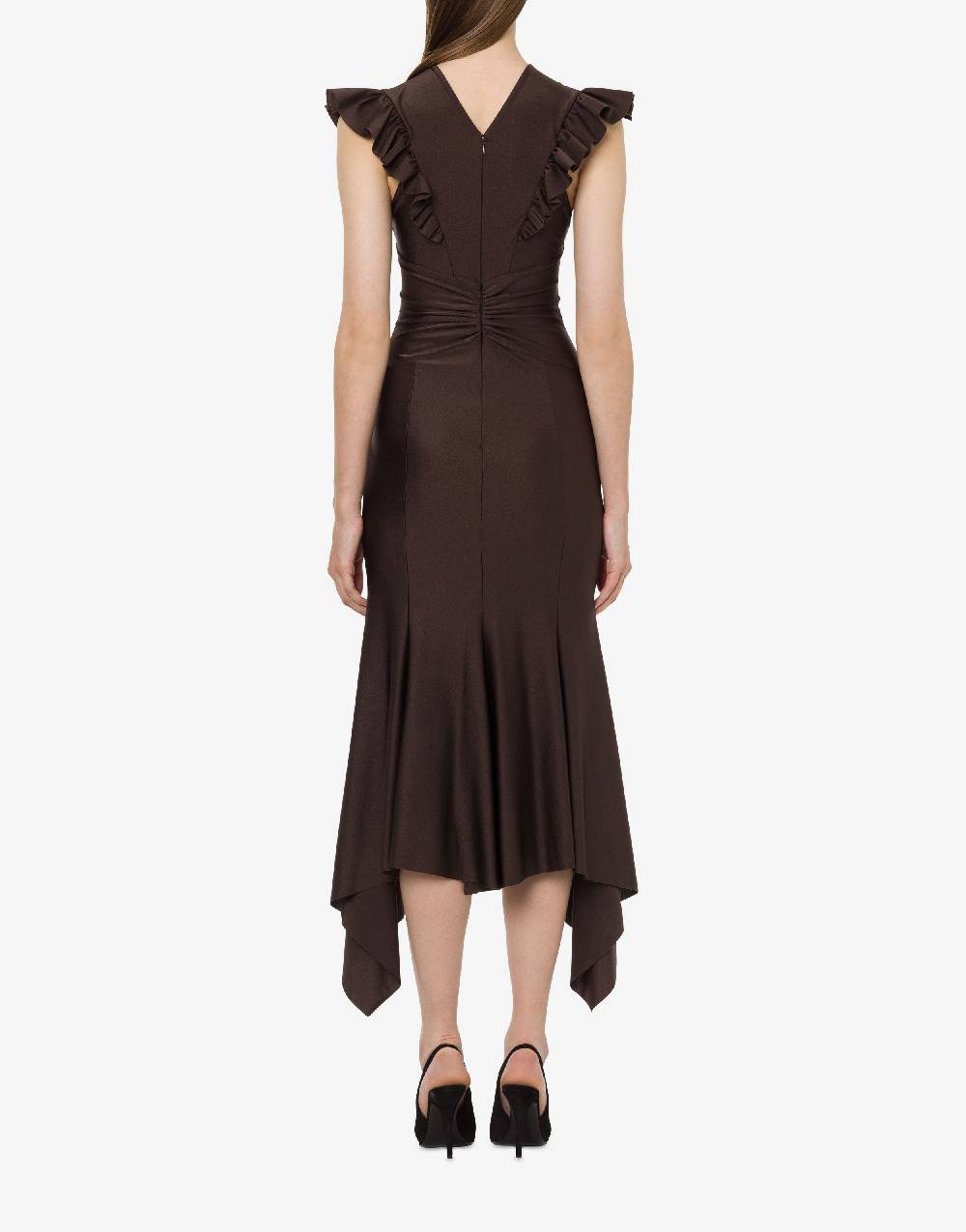 Philosophy Di Lorenzo Serafini Abito in lycra con ruches Offerta