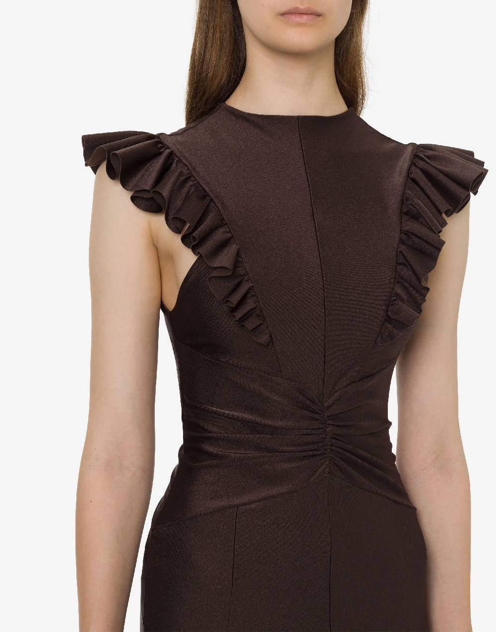 Philosophy Di Lorenzo Serafini Abito in lycra con ruches Offerta