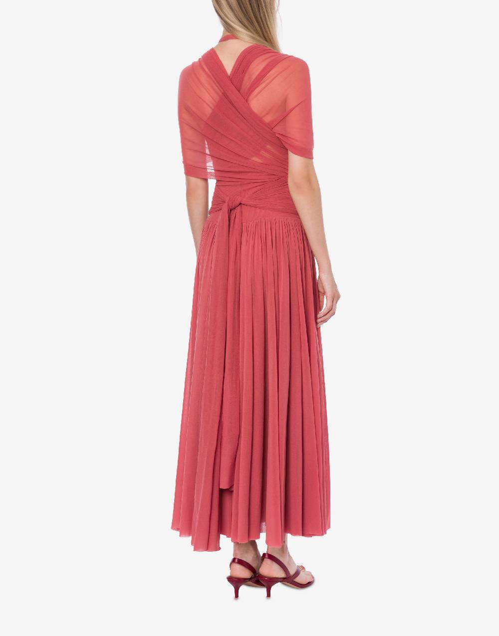 Philosophy Di Lorenzo Serafini Abito in tulle stretch con allacciatura a fiocco Economico